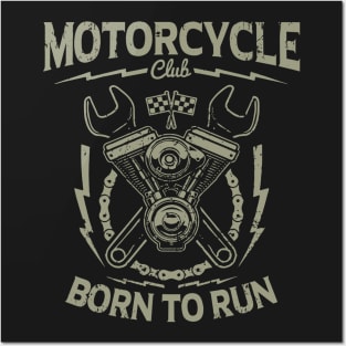 Motorcycle Club Posters and Art